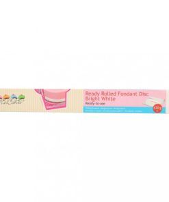 Utkavlad Sugarpaste - Ready Rolled - Vit - Utkavlad sugarpaste, Sugarpaste