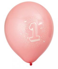 Ballonger - 1 - Ljusrosa - 6-pack - Kalasballonger