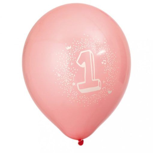 Ballonger - 1 - Ljusrosa - 6-pack - Kalasballonger