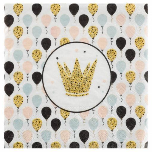 Servetter - Balloon Party - 20-pack - Servetter till kalas