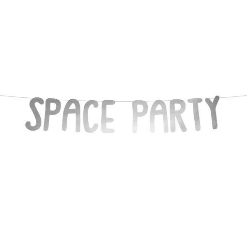 Girlang - Space Party - Vimplar till kalas, Kalasdekorationer