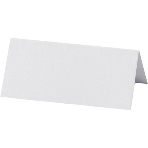 Placeringskort - 20-pack - Vit - Placeringskort, Bordsplacering, Dukning