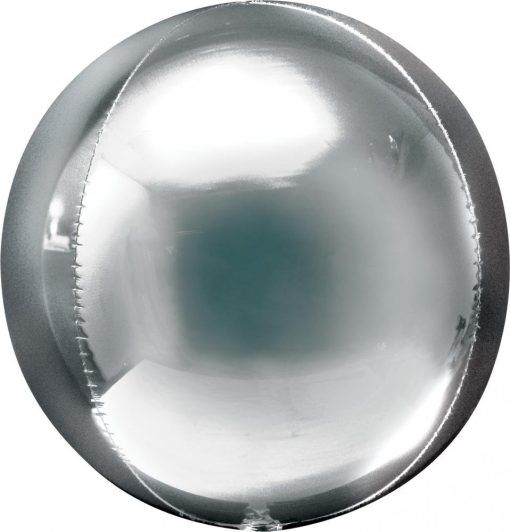 Folieballong - Klot - Silver - Klot, Folieballonger, Ballonger
