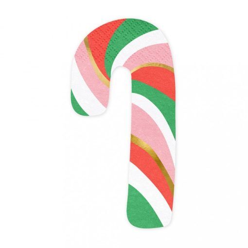 Servetter - Candy Cane - Mix - 20-pack - Juldukning, Julartiklar