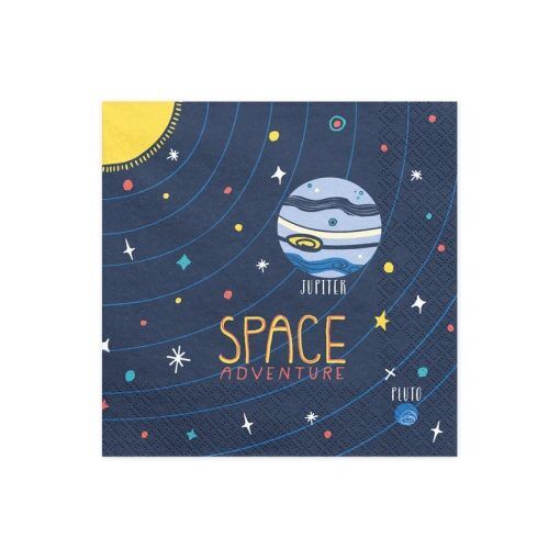 Servetter - Space Party - 20-pack - Servetter till kalas
