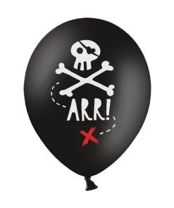 Ballonger - Pirate Party - 6-pack - Ballonger med tryck, Ballonger