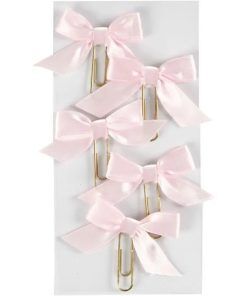 Gem - Med rosetter - Ljusrosa - Baby Shower
