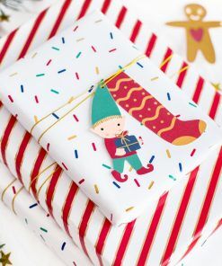 Gift Tags - Santas Mix - 12-pack - Paketinslagning, Julartiklar
