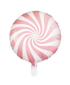 Folieballong - Swirl - ljusrosa - Folieballonger, Ballonger