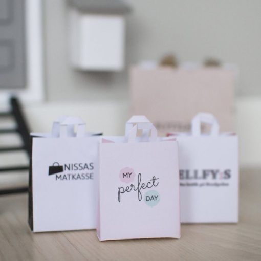 Shoppingkassar - 3-pack - Nissen flyttar in - Nissepyssel, Nissehyss, Julartiklar
