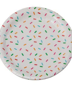 Papptallrikar - Sprinkles - 8-pack - Papptallrikar till kalas
