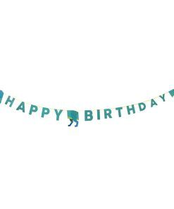 Vimpel - Party Dinosaur - Happy Birthday - Vimplar till kalas, Kalasdekorationer