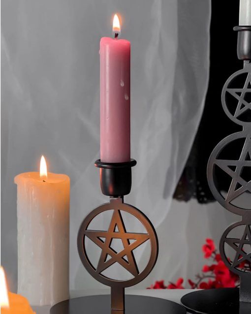 Killstar Ljusstake Pentagram Small