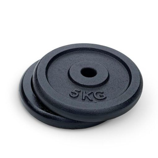 Viktskiva set 25 mm, 5 kg x 2