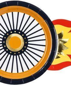 Papptallrikar - Racing - 6-pack - Papptallrikar till kalas