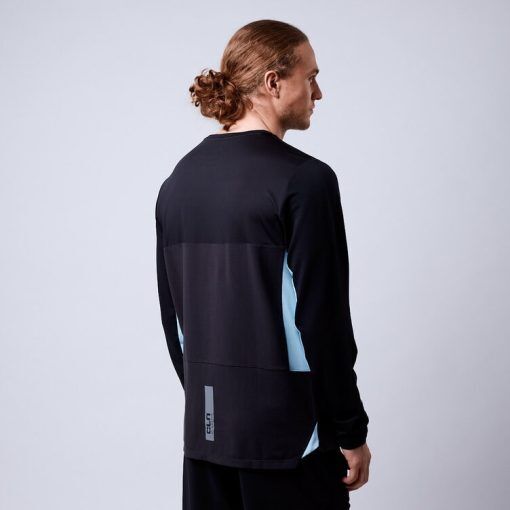 CLN Athletics Långärmad tränings t-shirt Svart Herr Mick longsleeve Black