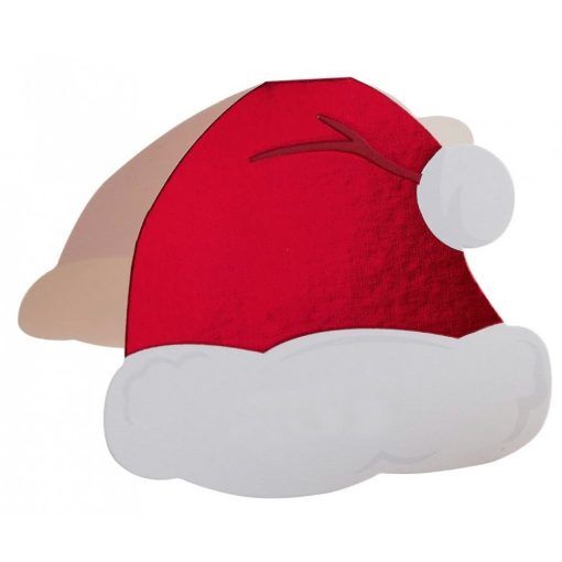 Placeringskort - Tomeluva - Santa hat - Juldekorationer, Julartiklar