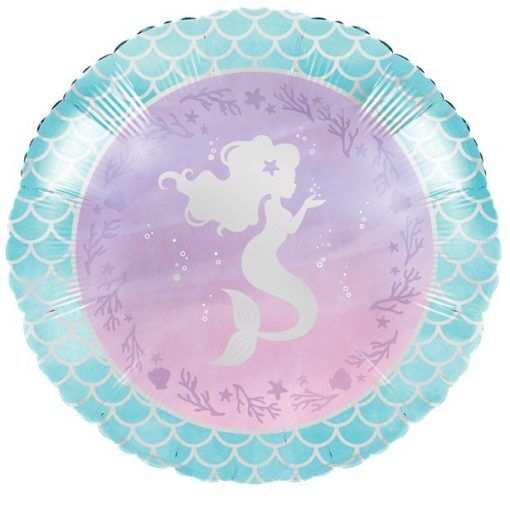 Folieballong - Rund - Mermaid Shine - Folieballonger, Ballonger