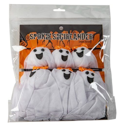 Girlang - Cute Ghosts - Halloweendekorationer, Halloween