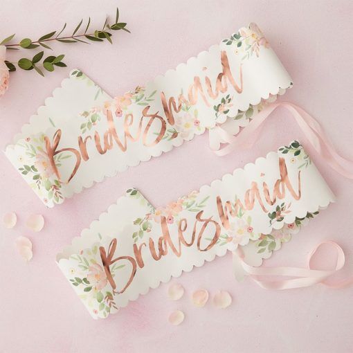Sasher - Bridesmaid - Floral hen - Sasher