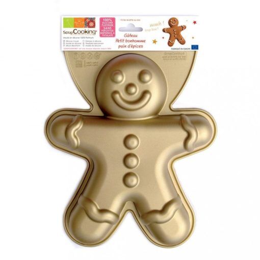 Silikonform - ScrapCooking - Pepparkaksgubbe - Julbakning, Julartiklar