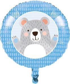 Folieballong - Birthday Bear - Folieballonger, Ballonger
