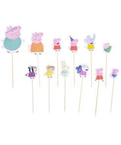 Cake picks- Greta Gris - 24-pack - Greta Gris-kalas