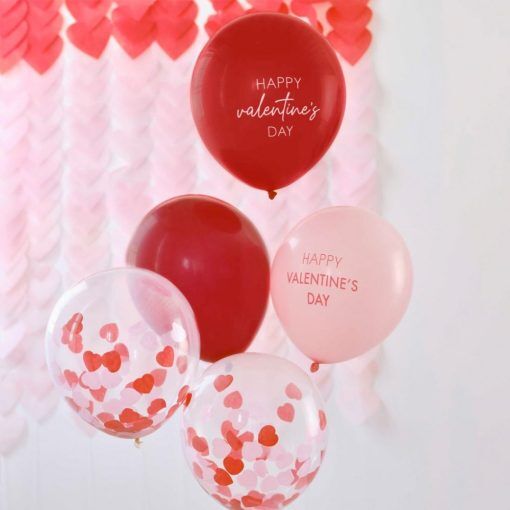 Ballongbukett - Happy Valentines Day - Ballongbuketter, Ballonger