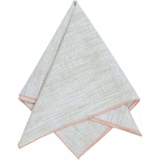 Sabina servett 45 x 45 cm - Korall - Servetter, Dukning