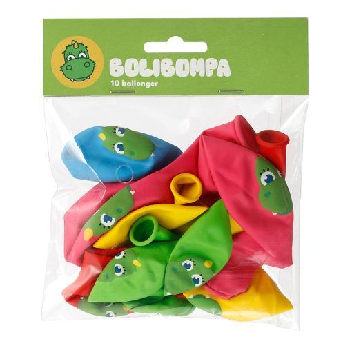 Ballonger - Bolibompa - 10-pack - Ballonger med tryck, Ballonger