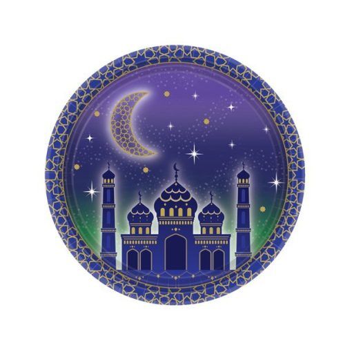 Desserttallrikar - Eid - 8-pack - Papptallrikar, Dukning