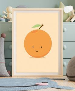 Poster - Outstanding Orange - Storlek: A4 (210 x 297mm)