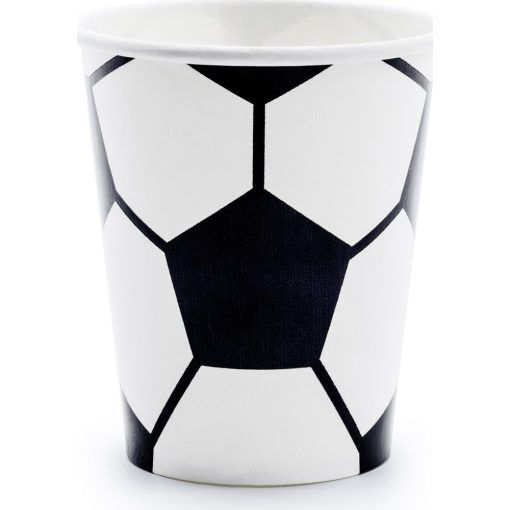 Pappmuggar - Football Party - 6-pack - Pappmuggar till kalas