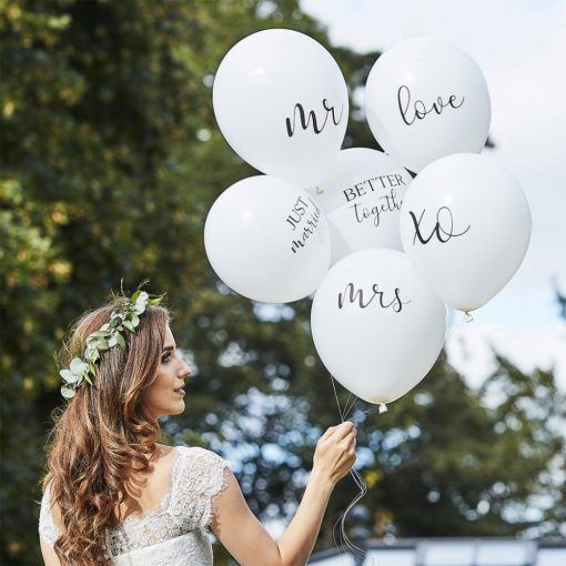 Ballongbukett - Botanical Wedding - Ballongbuketter, Ballonger