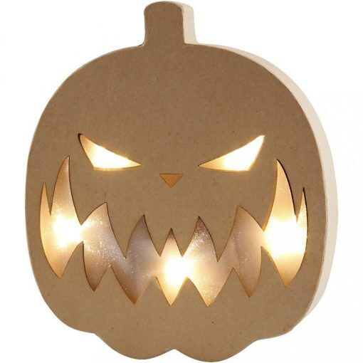 Pumpa - LED - 20 x 25 cm - Halloweendekorationer, Halloween