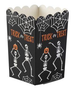 Popcornboxar - Trick or Treat - 8-pack - Halloweendukning, Halloween