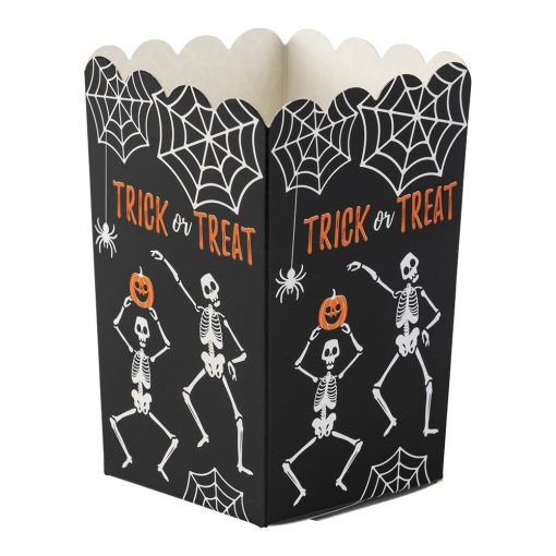 Popcornboxar - Trick or Treat - 8-pack - Halloweendukning, Halloween