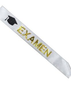 Sash - Examen - Vit/guld - Sasher