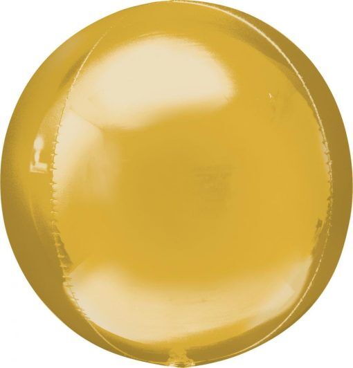 Folieballong - Klot - Guld - Klot, Folieballonger, Ballonger
