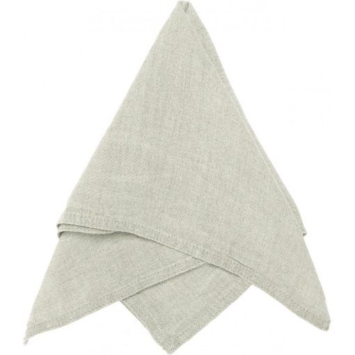 Julie servett 45 x 45 cm - Lin/vit - Servetter, Dukning