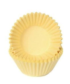 Pralinformar - 100-pack - Ljusgul - Miniformar, Cupcakes & Muffins
