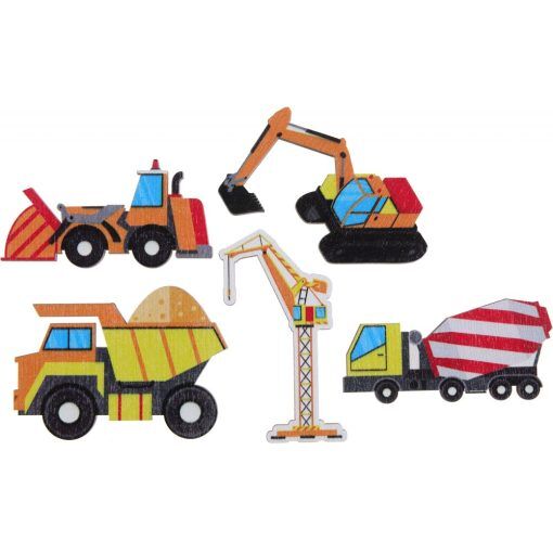 Bordsdekorationer - Under construction - 10-pack - Bordsdekorationer till kalas