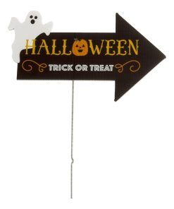 Skylt - Halloween - Trick or Treat - Halloweendekorationer, Halloween