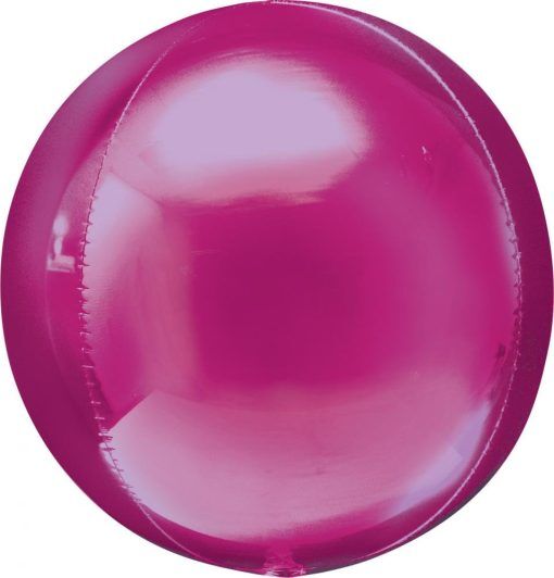 Folieballong - Klot - Rosa - Klot, Folieballonger, Ballonger