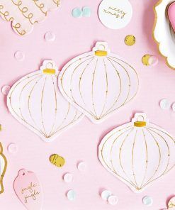 Servetter - Julgranskula - Pink Christmas - 20-pack - Servetter, Dukning