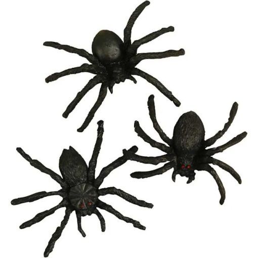 Spindlar - 10-pack - Stora - Halloweendekorationer, Halloween