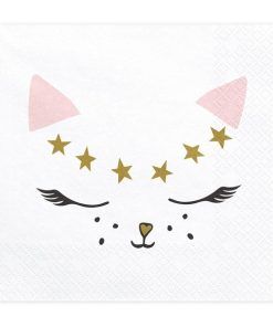 Servetter - Meow - 20-pack - Servetter till kalas