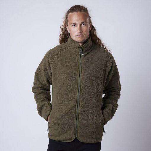 CLN Athletics Fleecejacka Grön Herr Clark fleece jacket Green