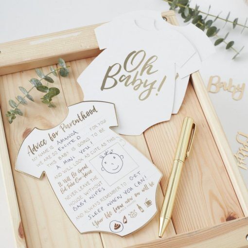 Advice Cards - Oh Baby - 10-pack - Advice Cards & Gissa Babyn, Baby Shower