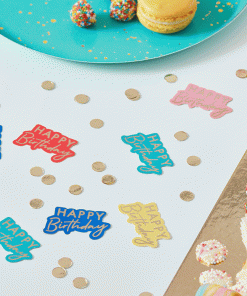 Konfetti - Mix it Up Happy Birthday - Rainbow - Kalaskonfetti, Kalasdekorationer
